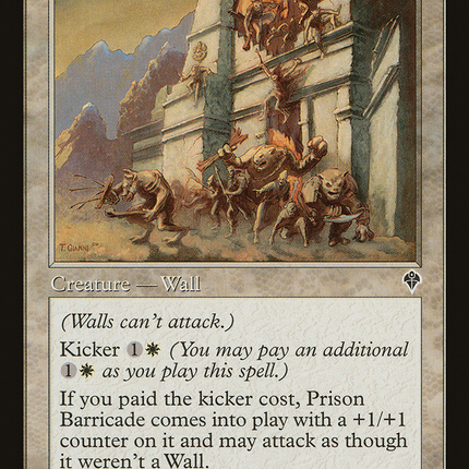 Prison Barricade (INV-025) - Invasion Foil