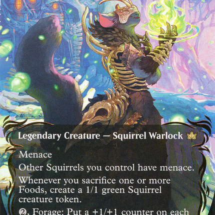 Camellia, the Seedmiser (BLB-346) - Bloomburrow: (Showcase) (Borderless) Foil