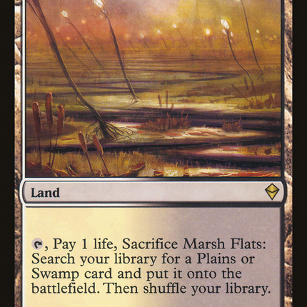 Marsh Flats (ZEN-219) - Zendikar Foil