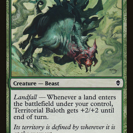 Territorial Baloth (ZEN-188) - Zendikar Foil