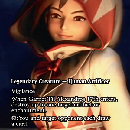 Loran of the Third Path (FCA-024) - FINAL FANTASY: Through the Ages / Garnet Til Alexandros 17th (Borderless) Foil