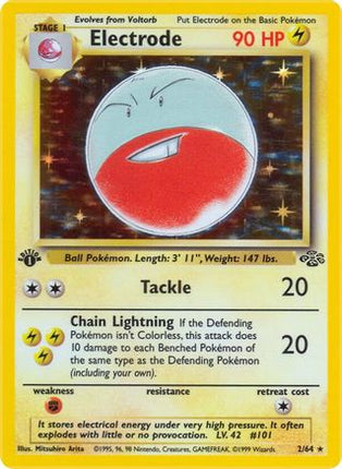 Electrode (2) 002/64  - Unlimited Holofoil Jungle - Holo Rare