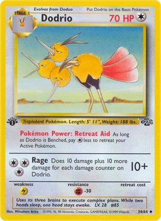 Dodrio 034/64  - Unlimited Jungle - Uncommon