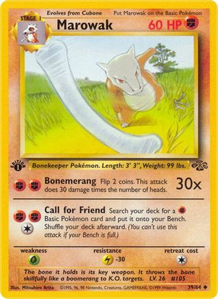 Marowak 039  - Unlimited Jungle - Uncommon