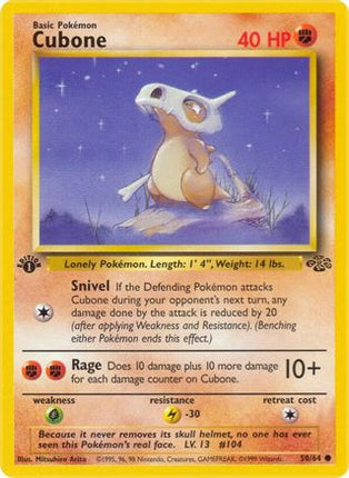 Cubone 050  - Unlimited Jungle - Common