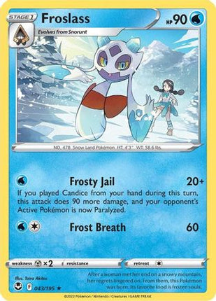 Froslass 043/195  SWSH12 Silver Tempest - Rare
