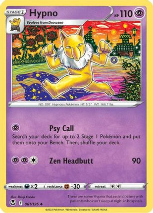 Hypno 061/195  SWSH12 Silver Tempest - Uncommon