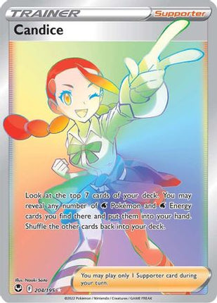 Candice (Secret) 204/195  - Holofoil SWSH12 Silver Tempest - Secret Rare
