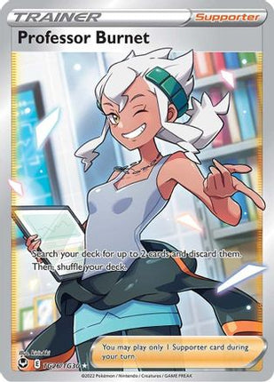 Professor Burnet TG26/TG30  - Holofoil SWSH12 Silver Tempest Trainer Gallery - Ultra Rare