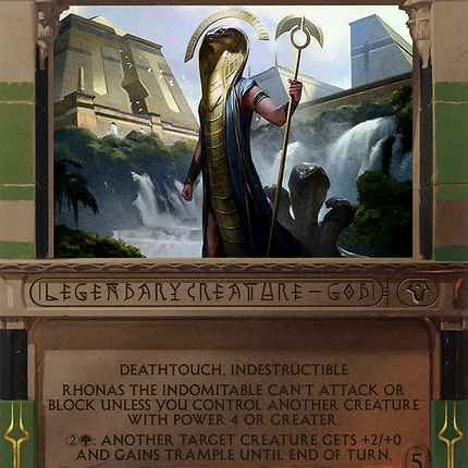 Rhonas the Indomitable (MPS2-028) - Amonkhet Invocations (Borderless) Foil