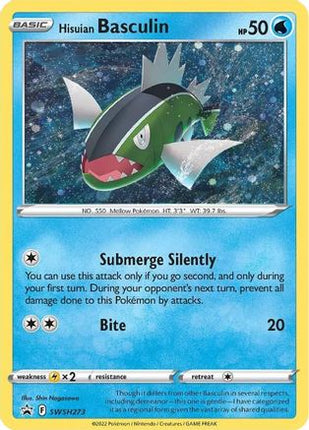 Hisuian Basculin SWSH273/307  - Holofoil SWSH Sword & Shield Promo Cards - Promo