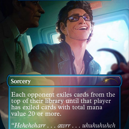 Tasha's Hideous Laughter (SLD-1395) - Secret Lair Drop / Malcolm's Mercurial Mirth (Borderless) Foil