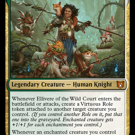 Ellivere of the Wild Court (WOC-002) - Wilds of Eldraine Commander
