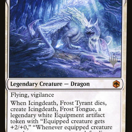 Icingdeath, Frost Tyrant (PPAFR-020) - Adventures in the Forgotten Realms Promos Foil