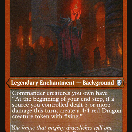 Dragon Cultist (Foil Etched) (CLB-503) - Commander Legends: Battle for Baldur's Gate Foil