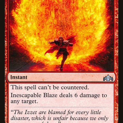 Inescapable Blaze (GRN-107) - Guilds of Ravnica Foil