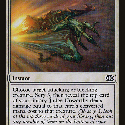 Judge Unworthy (FUT-009) - Future Sight Foil