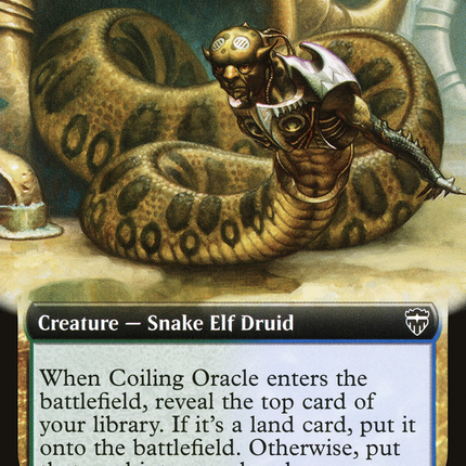 Coiling Oracle (CMR-688) - Commander Legends: (Extended Art) Foil
