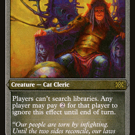 Leonin Arbiter (Foil Etched) (2X2-418) - Double Masters 2022 Foil