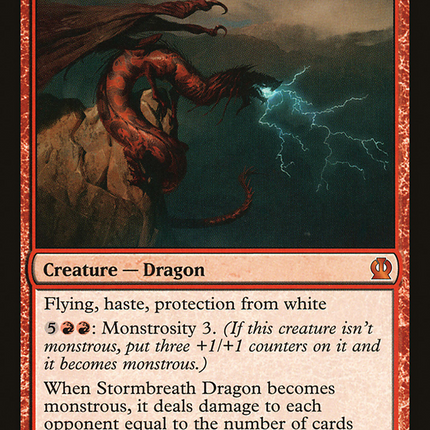 Stormbreath Dragon (THS-143) - Theros Foil