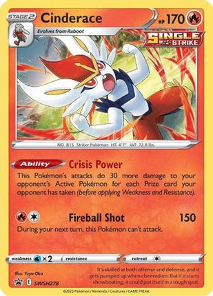 Cinderace SWSH278/307  - Holofoil SWSH Sword & Shield Promo Cards - Promo