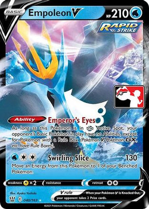 Empoleon V 040  - Holofoil Prize Pack Series Cards - Ultra Rare
