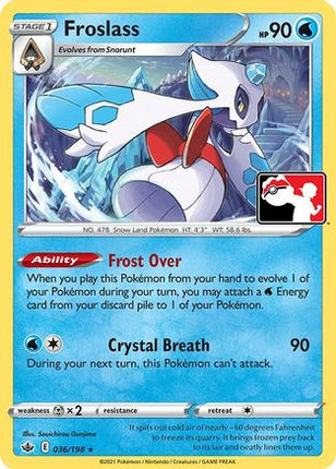 Froslass/198  Prize Pack Series Cards - Rare