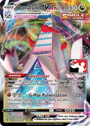 Duraludon VMAX 123  - Holofoil Prize Pack Series Cards - Ultra Rare