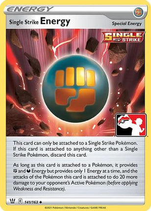 Single Strike Energy/163  - Holofoil Prize Pack Series Cards - Uncommon