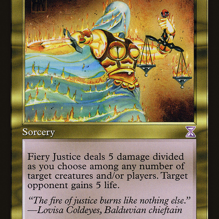 Fiery Justice (TSB-092) - Time Spiral Timeshifted
