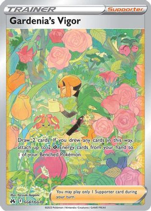 Gardenia's Vigor GG61/GG70  - Holofoil Crown Zenith Galarian Gallery - Ultra Rare