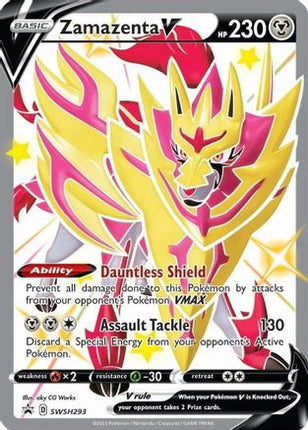 Zamazenta V (Shiny) SWSH293/307  - Holofoil SWSH Sword & Shield Promo Cards - Promo