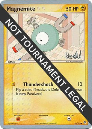 Magnemite - 2004 (Reed Weichler) 063/97  World Championship Decks - Common