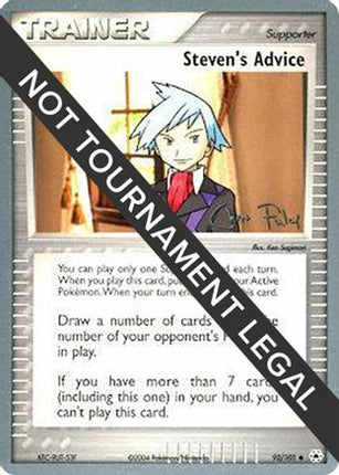 Steven's Advice - 2004 (Chris Fulop) 092/101  World Championship Decks - Uncommon