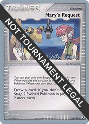 Mary's Request - 2006 (Miska Saari) 086/115  World Championship Decks - Uncommon