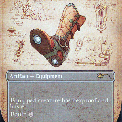 Swiftfoot Boots (SLD-606) - Secret Lair Drop (Borderless) Foil