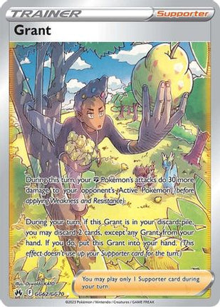 Grant GG62/GG70  - Holofoil Crown Zenith Galarian Gallery - Ultra Rare