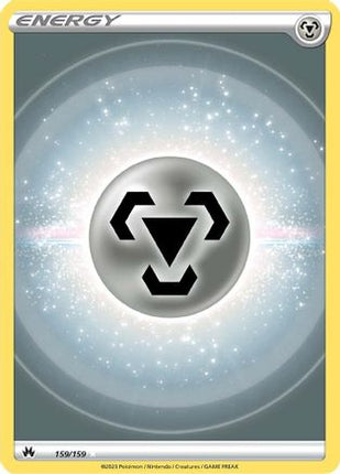 Metal Energy (Texture Full Art) 159/159  - Holofoil Crown Zenith - Ultra Rare
