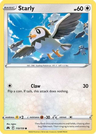 Starly 110/159  SWSH Crown Zenith - Common