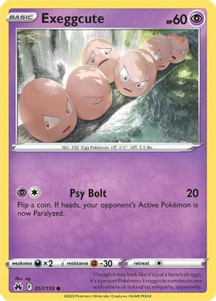 Exeggcute 057/159  SWSH Crown Zenith - Common