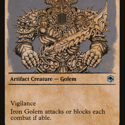 Iron Golem (AFR-348) - Adventures in the Forgotten Realms: (Showcase)