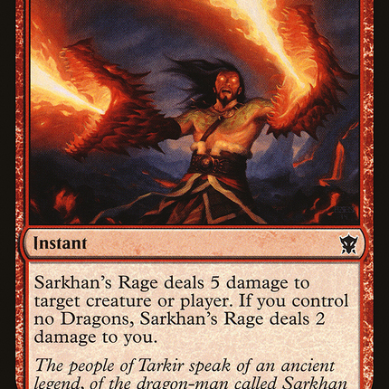 Sarkhan's Rage (DTK-153) - Dragons of Tarkir Foil