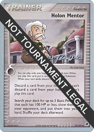Holon Mentor - 2007 (Jeremy Scharff-Kim) 075/101  World Championship Decks - Uncommon