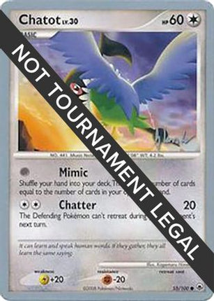 Chatot - 2008 (Dylan Lefavour) 055/100  World Championship Decks - Common