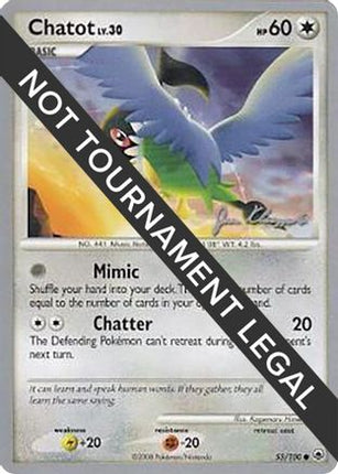 Chatot - 2008 (Jason Klaczynski) 055/100  World Championship Decks - Common