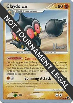Claydol - 2008 (Dylan Lefavour) 015/106  World Championship Decks - Rare