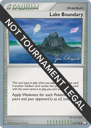 Lake Boundary - 2008 (Jason Klaczynski) 112/123  World Championship Decks - Uncommon