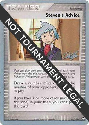 Steven's Advice - 2008 (Paul Atanassov) 083/108  World Championship Decks - Uncommon