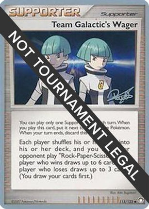 Team Galactic's Wager - 2008 (Paul Atanassov) 115/123  World Championship Decks - Uncommon