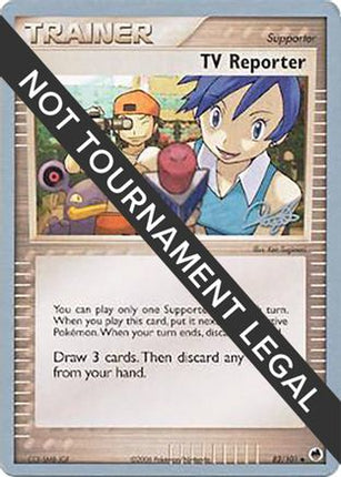 TV Reporter - 2008 (Paul Atanassov) 082/101  World Championship Decks - Uncommon